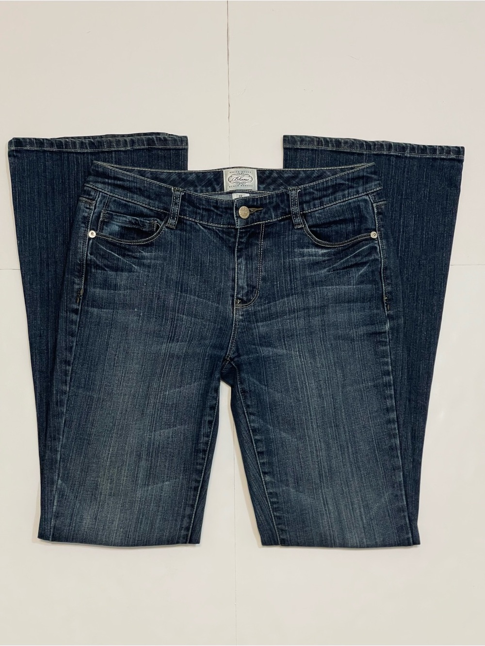 White House Black Market Blanc Bootcut Jeans Dark Wash Size 4